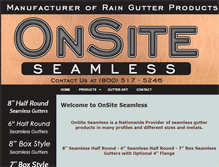 Tablet Screenshot of gutterindustries.com